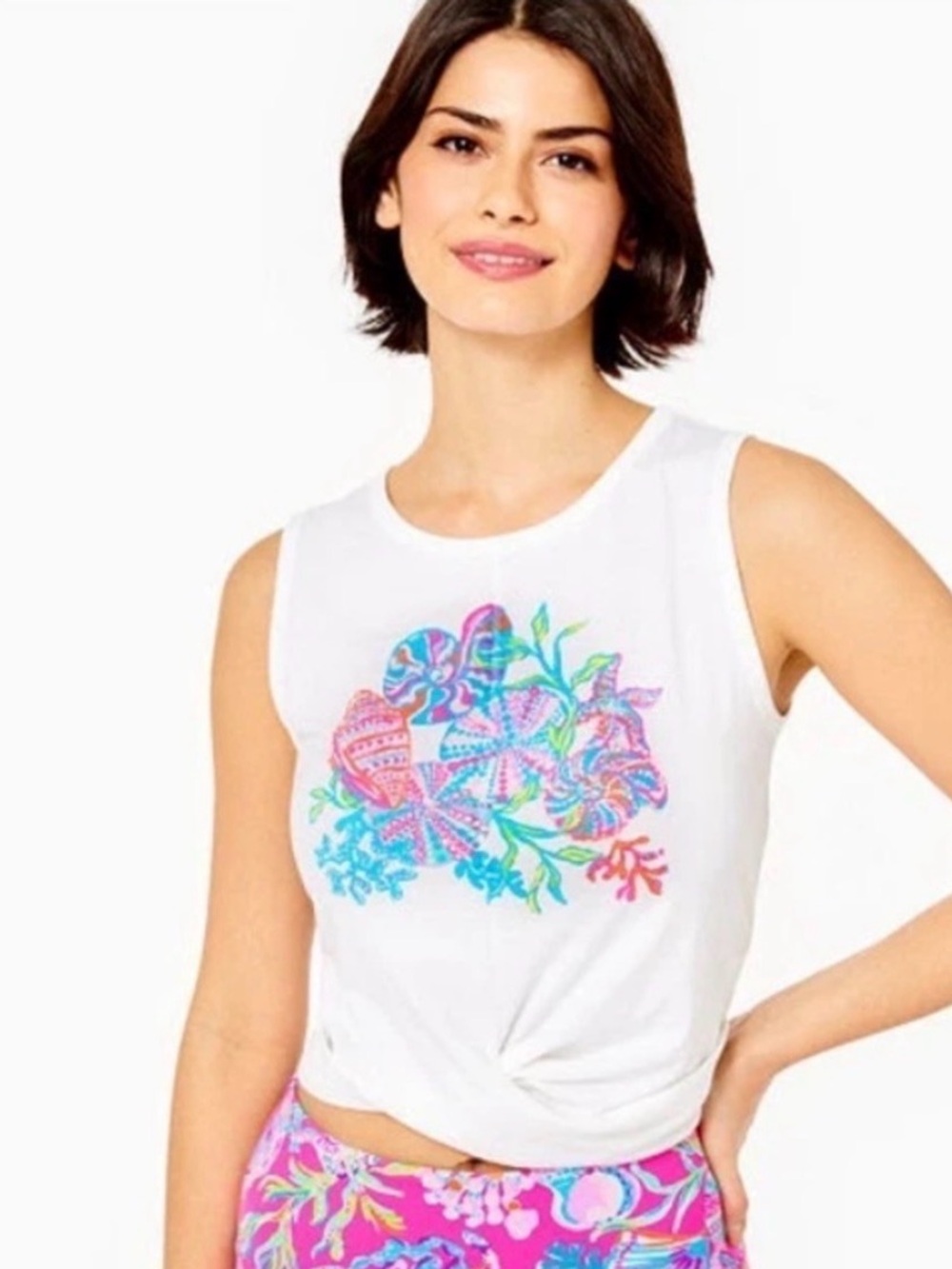 NWOT Lilly Pulitzer Luxletic Greer Tank S